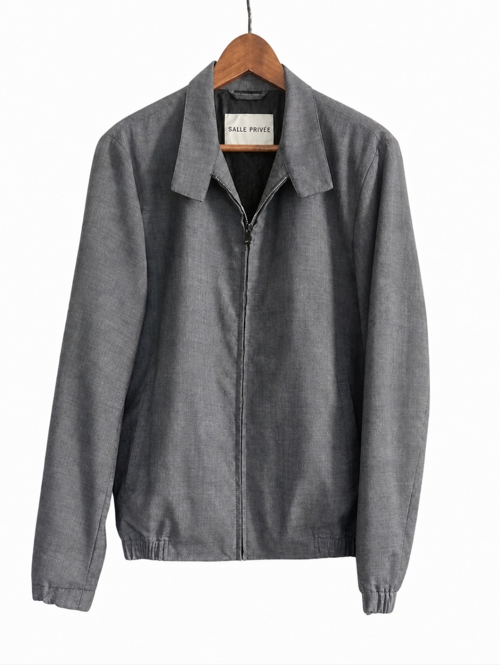 SALLE PRIVÉE | Italian Virgin Wool Zip Jacket Blouson EU 48
